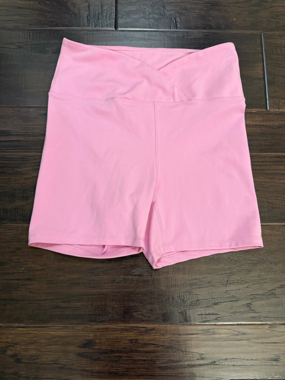 Wildfox Shorts Pink Crossover Waist